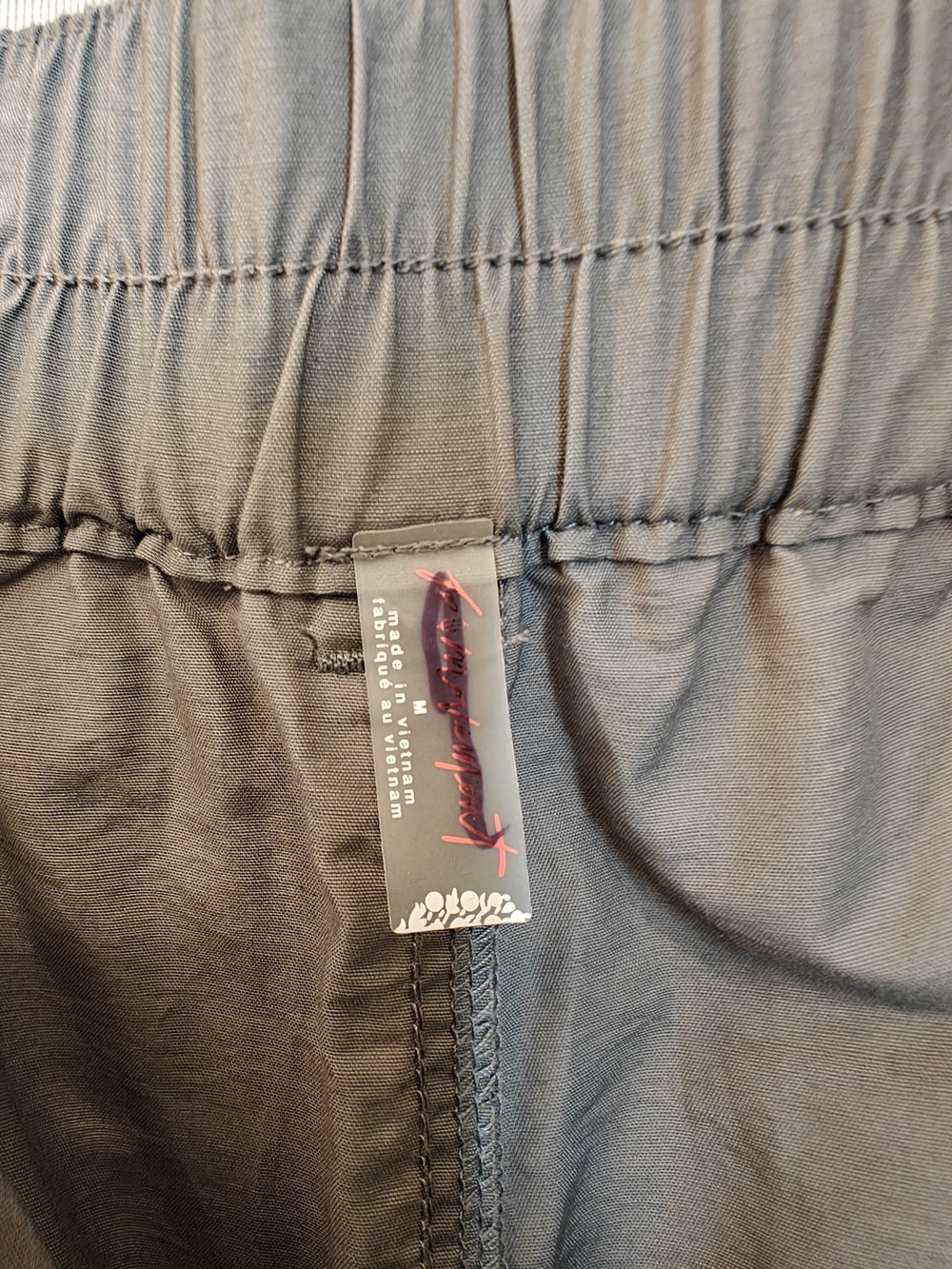 Free People Movement Wide-leg Cargo Pants - Med - Light Gray - Picture 5 of 9